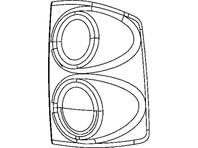 Mopar 55077605AC Lamp-Tail Stop Backup