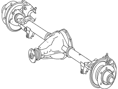 Mopar 4862646AA Axle-Service Rear