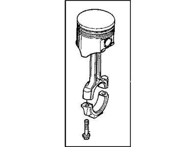 Mopar 4797613 Piston, Pin, & Rod Assembly, Dohc 16V