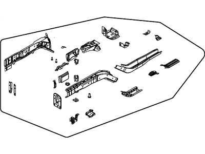 Mopar 5076005AH Rail-Frame Front