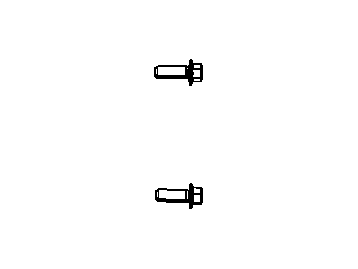 Mopar 6509454AA Bolt-HEXAGON FLANGE Head