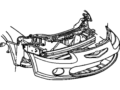 Mopar 4805904AB Front Bumper Cover