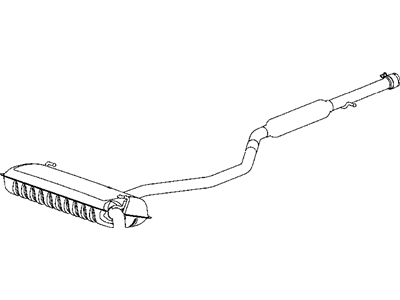 Mopar 5105125AK Exhaust Muffler And Resonator