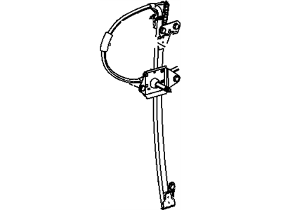 2003 Jeep Liberty Window Regulator - 55360037AC