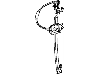 Mopar 55360036AC Rear Door Window Regulator