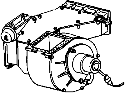 Mopar 4114033 Cover-Heater Housing