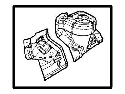 Mopar 68002059AB WHEELHOUS-Front Inner