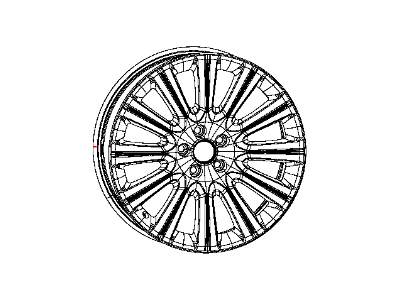 Mopar 68213305AA Aluminum Wheel