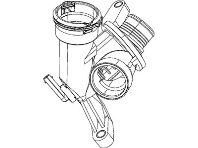 Dodge Caliber Thermostat Housing - 68090693AA