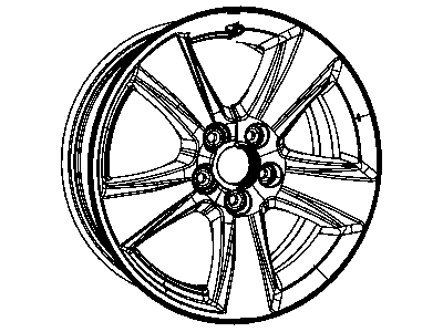 2010 Dodge Caliber Spare Wheel - 1JX82SZ0AB