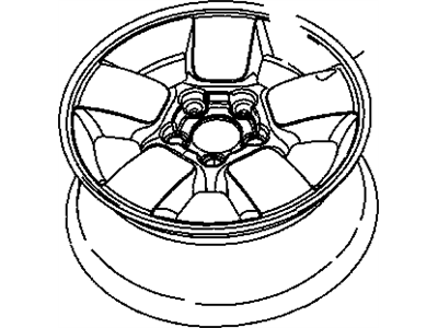 Mopar 5HT53PAKAA Wheel Alloy