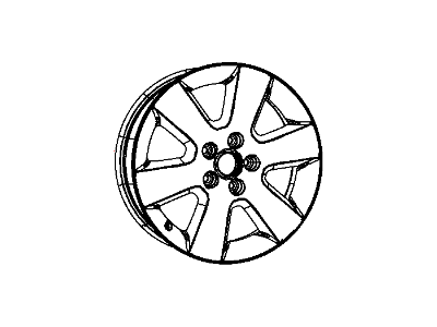 Mopar 1CY86SZ0AB Aluminum Wheel