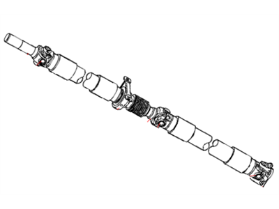 Mopar 52853219AB Rear Drive Shaft