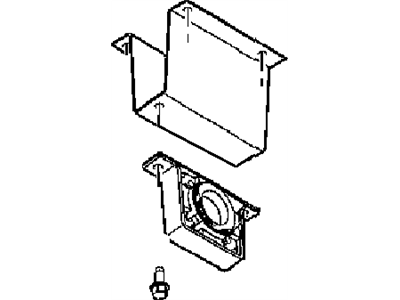 Mopar Driveshaft Center Support Bearing - 5183075AB