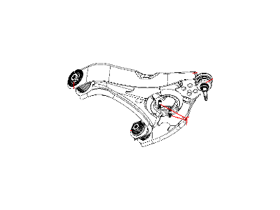 Dodge Ram 3500 Control Arm - 52121516AD