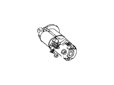 2002 Jeep Wrangler Starter Motor - 56041013AE