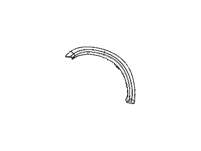 Mopar 1FV91CDMAB Molding-Wheel Opening Flare