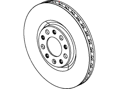 Mopar 68137552AA Wheel Bearing Hub Assembly