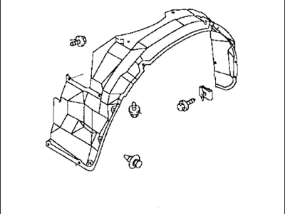 1995 Dodge Avenger Wheelhouse - MR162883