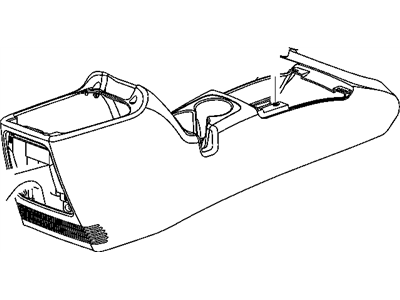 Mopar WD581DVAB Console-Base