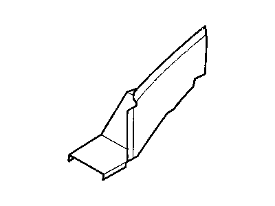 Mopar 4860756AA Panel-Fender Side Shield