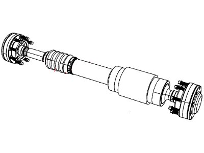 Jeep Wrangler Drive Shaft - 52853336AC