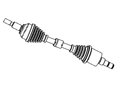 Mopar 5273763AG Axle Assembly