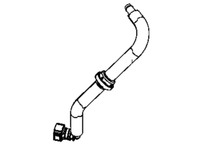 2012 Chrysler 200 Brake Booster Vacuum Hose - 4581552AA