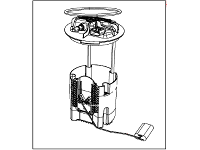 2014 Jeep Grand Cherokee Fuel Pump - 5145589AB