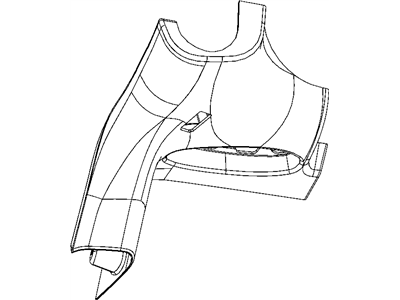 Mopar 1NJ82DX9AA Molding-A-Pillar