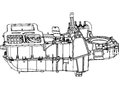 Mopar 68019146AA Housing-A/C And Heater