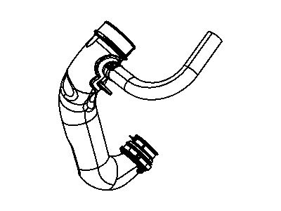 Dodge Caliber Air Intake Coupling - 4891634AC