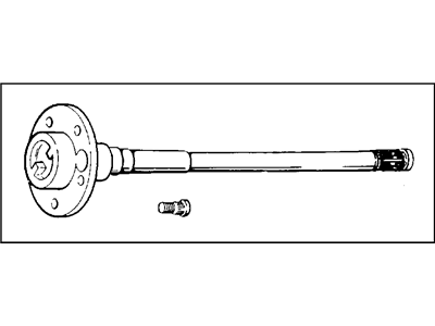 2004 Jeep Wrangler Axle Shaft - 5086640AA