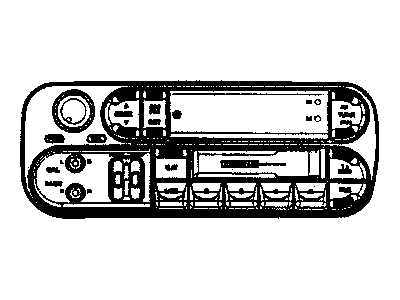 Mopar 56038931AB Radio-AM/FM Cassette