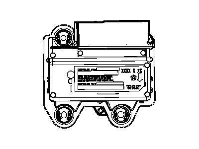 Mopar 68141121AH Steering Column Module