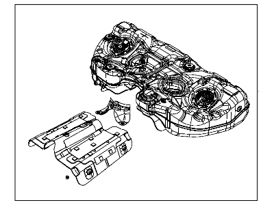 Mopar 68166634AD Fuel Tank