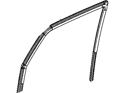 Mopar 55396697AC Seal-Front Door Glass