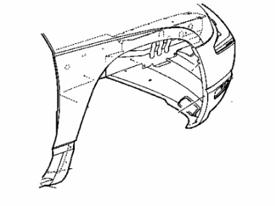 2004 Chrysler Pacifica Fender - 5093792AA