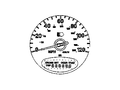 Chrysler PT Cruiser Instrument Cluster - 4671803AF