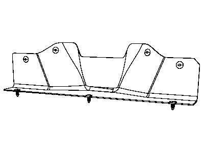 Mopar 5058572AB Seal-Radiator Upper