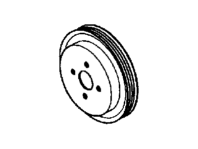 2005 Chrysler Sebring Water Pump Pulley - MD371390