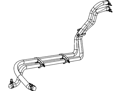 Mopar 68046900AA Hose-Heater Core