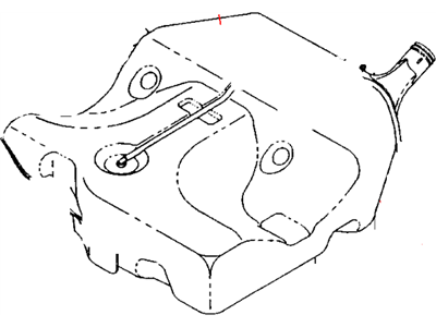 2005 Dodge Stratus Fuel Tank - 5093453AB