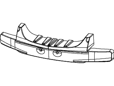 Mopar 68082056AA ABSORBER-Front Energy