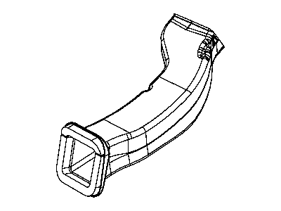 Mopar 55197077AB Duct-Floor Console