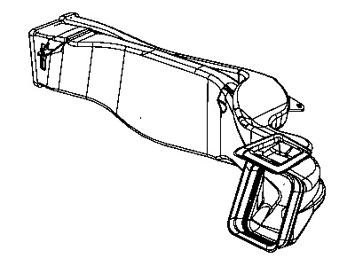 Mopar 55117050AB Duct-A/C Outlet