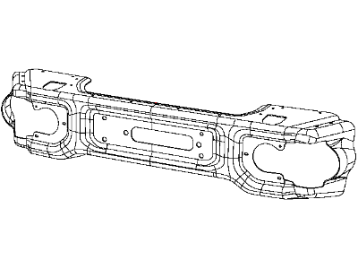 Mopar 68195896AA Front Bumper