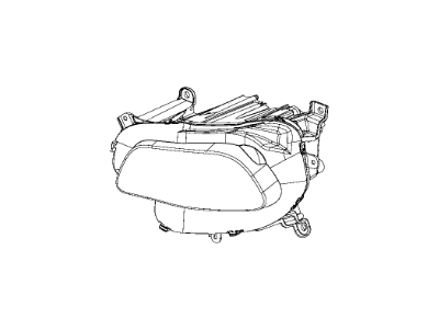 Mopar 68206663AE Headlamp