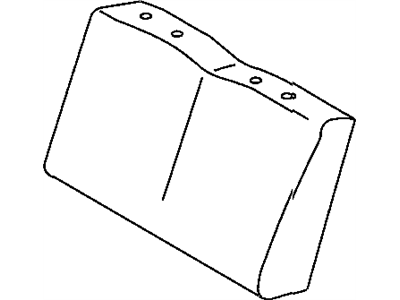 Mopar 5134611AA Seat Back-Rear