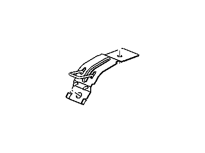 Mopar 4645994AA Bracket-Rear Seat Back